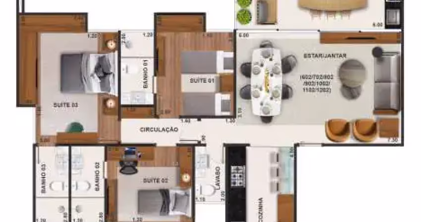Apartamento com 3 quartos à venda na Rua Doutor Romualdo, São Mateus, Juiz de Fora