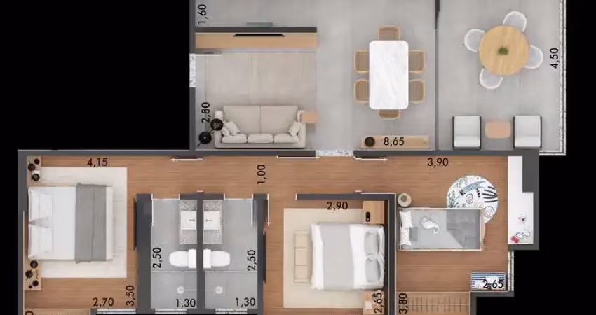 Apartamento com 3 quartos à venda na Rua Benjamin Constant, Centro, Juiz de Fora