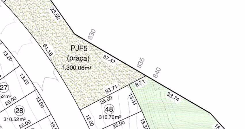Terreno de 316m² com vista para pedreira no estrela alta