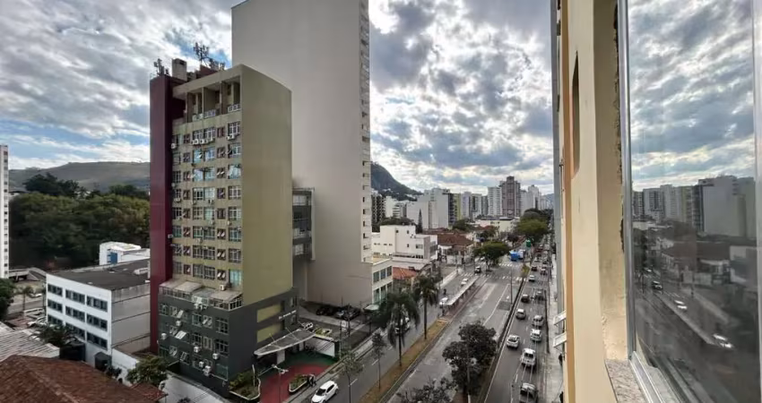 Locação - apartamento de 01 quarto e sala na av. rio branco disponível
