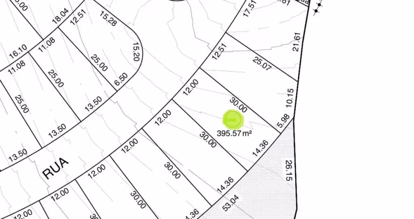 Terreno de 395m² com topografia excelente no estrela alta