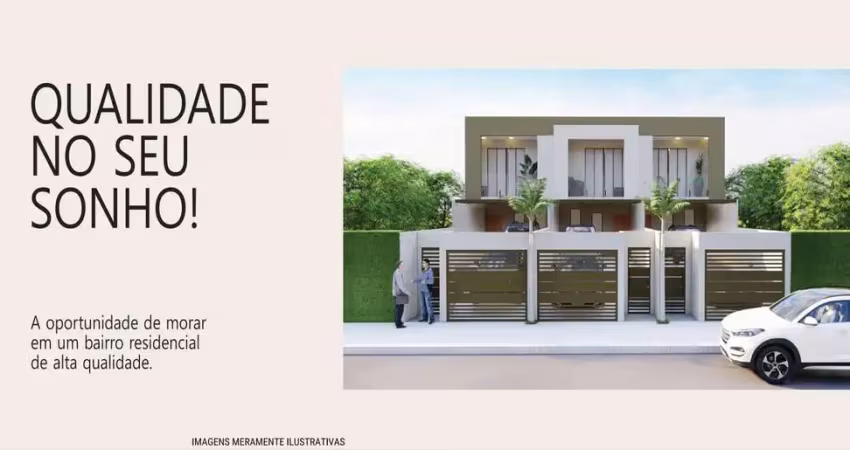 Casas duplex de 03 quartos, suíte 02 vagas no recanto da mata