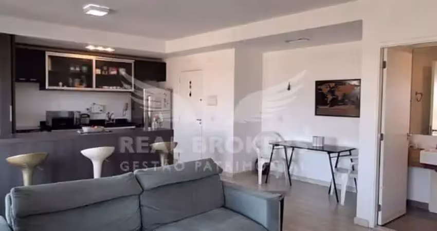 Apartamento mobiliado de 62m² para locação em alphaville com vista livre