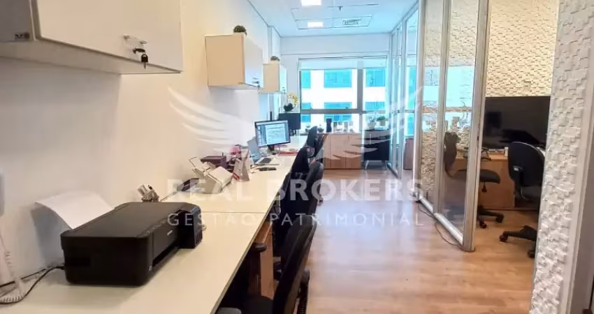 Ed. nwt - sala comercial para locação mobiliada em alphaville