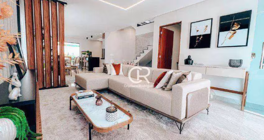 Casa duplex com energia solar, 3 suítes mais home office, próximo ao shopping eusébio à venda - tamatanduba - eusébio/ce