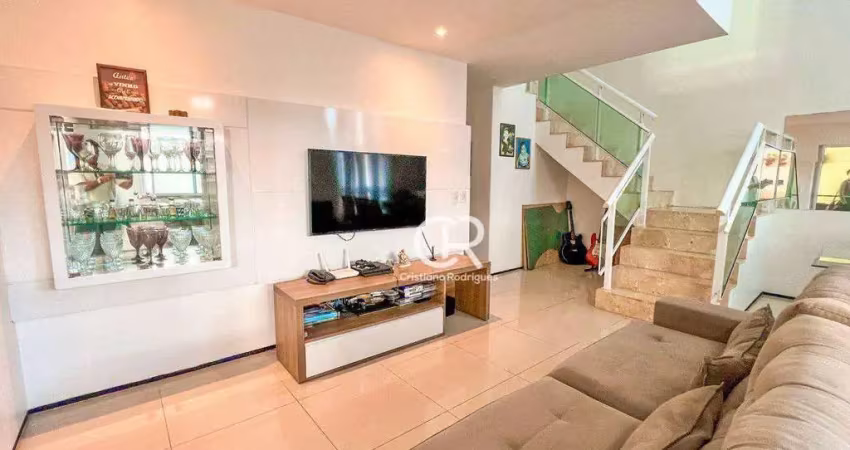 Casa duplex em condomínio com 4 suítes à venda - lagoa redonda - fortaleza/ce
