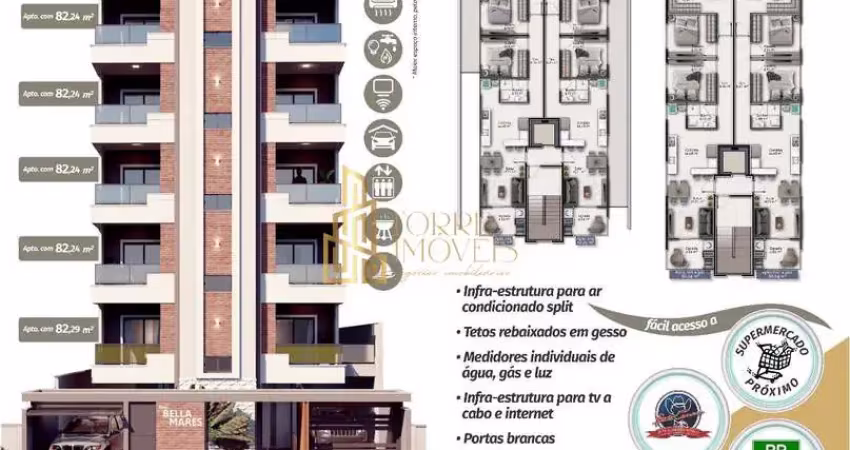 Apartamento com 3 quartos à venda na Avenida Joaquim Couto, 503, Gravata, Navegantes