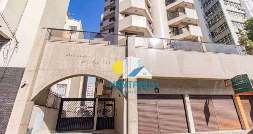 Apartamento mobiliado à venda 1 dorm, com varanda - Centro