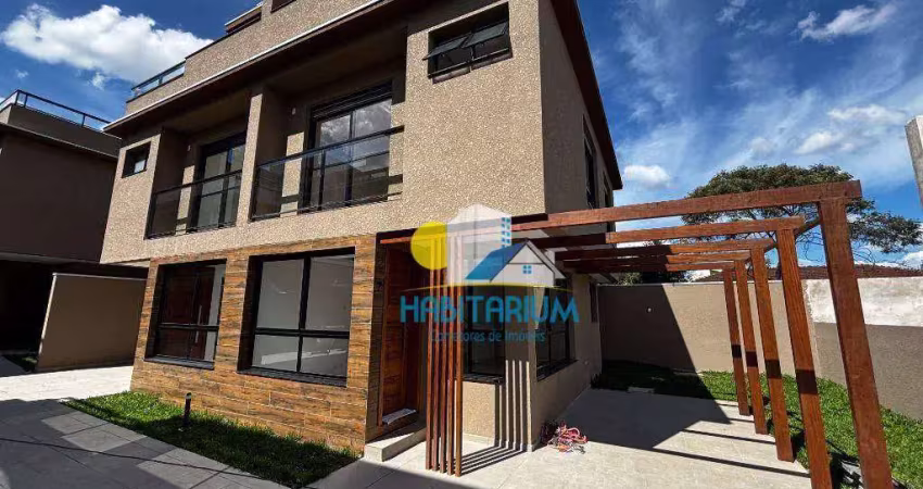 Sobrado triplex em condominio 4 dorm, 4 vagas
