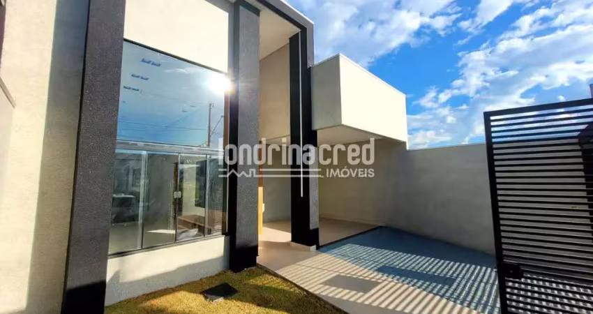 Casa moderna no santo amaro em cambé terreno com 155,62m² contendo 03 dormitórios sendo 01 suite!