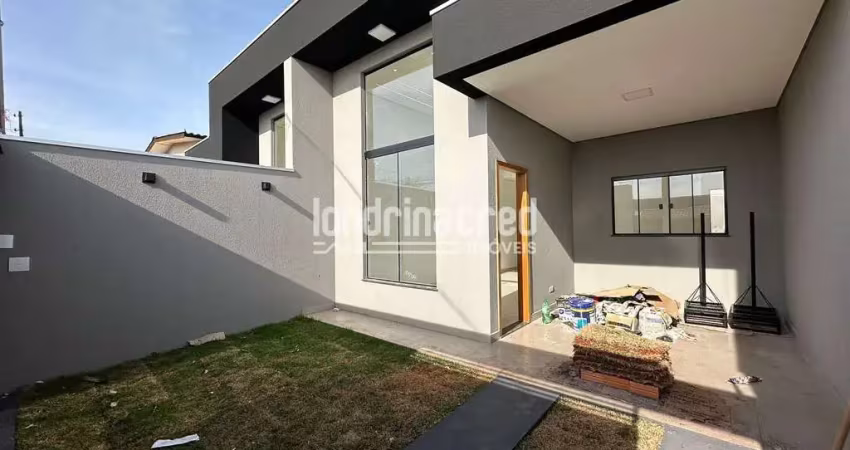Casa com gourmet com churrasqueira, 03 quartos sendo 01 suite e atissimo padrão de acabamento no jd