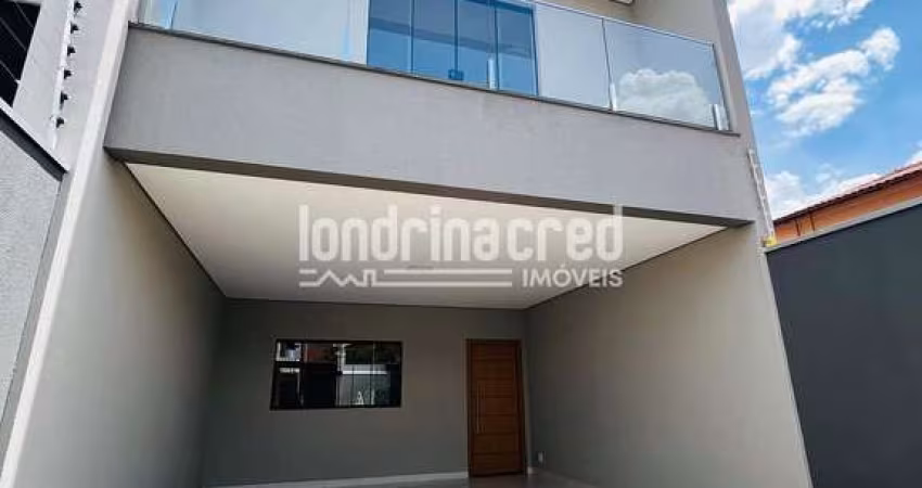 Sobrado moderno com 160m², 3 quartos (1 suíte), área gourmet, fino acabamento e 2 vagas. Conforto,