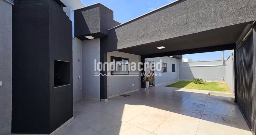 Casa à venda no Jardim Columbia – Londrina! 3 quartos (1 suíte), conceito aberto, área gourmet, por