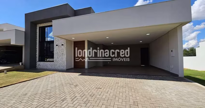 Lançamento Exclusivo – Casa térrea no Cond. Bellevie | 3 suítes, home office, pé-direito duplo e es
