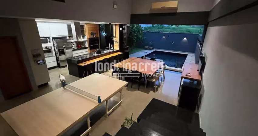 Casa de Alto Padrão – 244m², 3 Quartos (1 Suíte c/ Hidro), Sala de Cinema, Piscina Aquecida, Automa