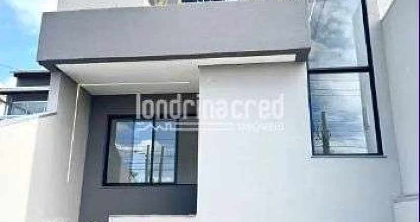 Casa no Portal de Versalhes I em Londrina, com 140m² construídos, 3 dormitórios, suíte, 3 banheiros