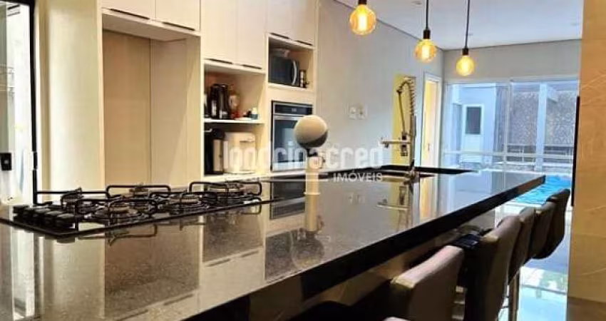 Casa Nova e Moderna na Região Central de Londrina – Piscina 8x4 com Hidro, Prainha e Automação Alex