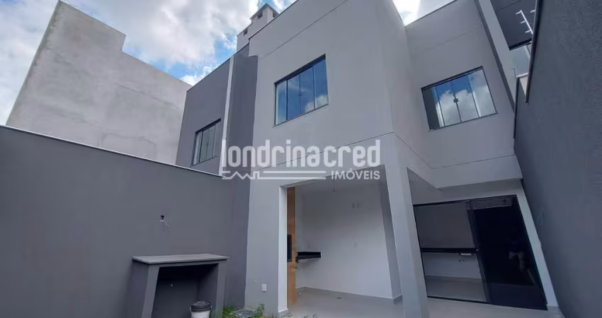 Casa geminada com 3 dormitórios (1 suíte), 120m² de construção, 133m² de terreno, área gourmet com