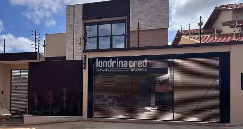 Casa de alto padrão no Jd Universitário com 226m², 3 suítes, piscina, espaço gourmet, sistema fotov