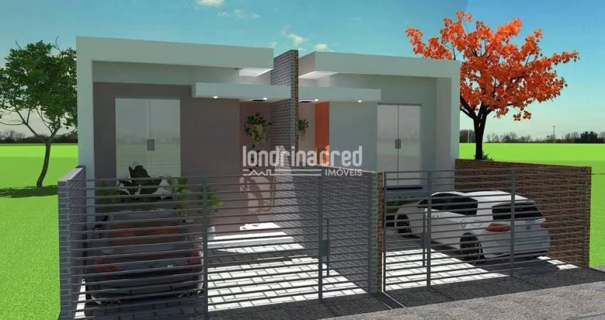 Casa Geminada na Zona Leste de Londrina – 3 Dorms (1 Suíte), 75m² de Construção, 125m² de Terreno,