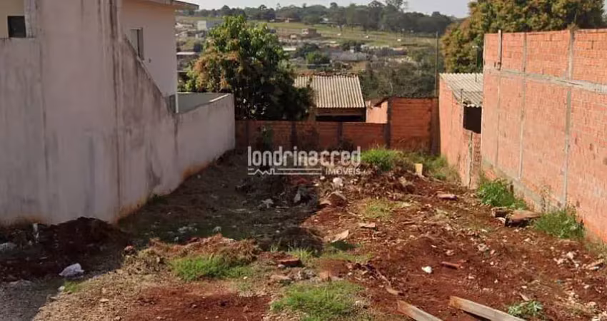 Terreno de 250m² no colinas, zona oeste de londrina – 10x25, leve declive, excelente localização e