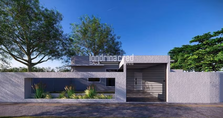 Casa geminada no Jardim Montecatini, Zona Leste de Londrina, com 2 dormitórios (1 suíte), 60m² de c