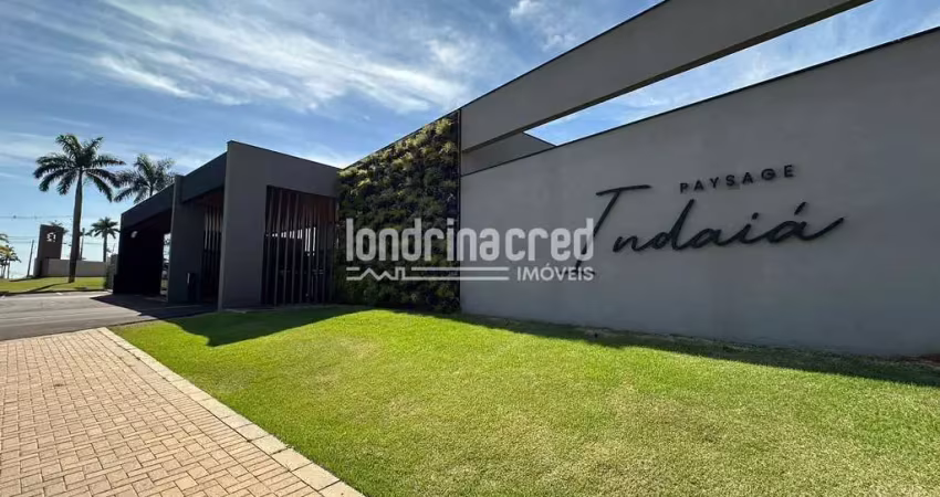 Terreno plano à venda no condomínio indaiá em londrina, ótima localização interna e lazer completo