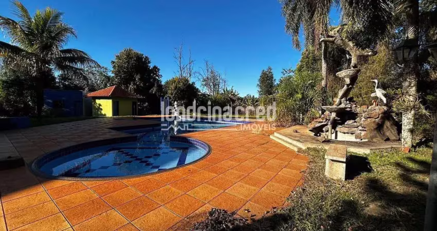 Chácara 5.000m² no cond. itaúna – casa 3 quartos (2 c/ sacada), piscina 90 mil l, gourmet, churrasq