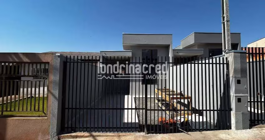 Casa geminada na zona norte de londrina com 70m², 2 dormitórios, sala, cozinha e espaço nos fundos