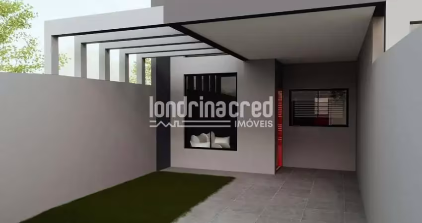 Casa no jardim são paulo ii – londrina/pr: 2 dormitórios (1 suíte), sala, cozinha, lavanderia, 1 va