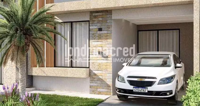 Casa térrea em construção no condomínio morada das flores – cambé/pr, 3 dormitórios (1 suíte), 2 ba