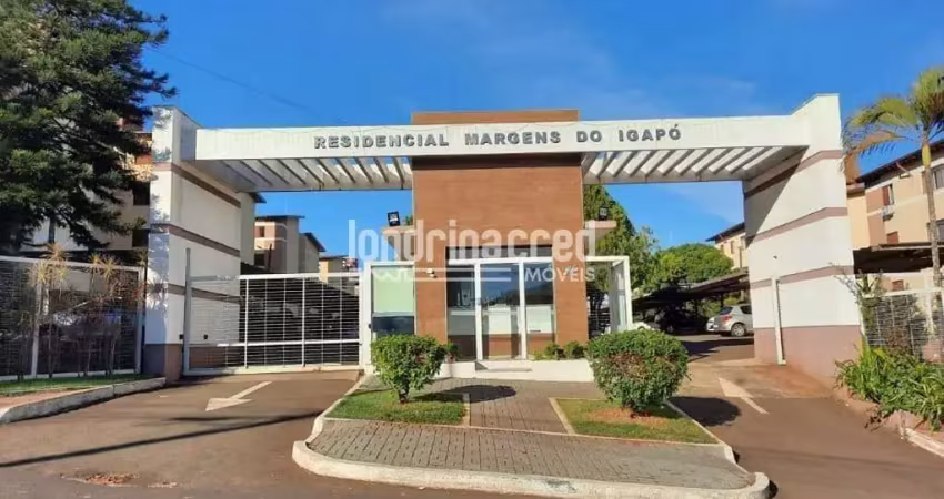 Apartamento no residencial margens do igapó, 54m², 2 dormitórios, 1 banheiro, sala, cozinha com arm
