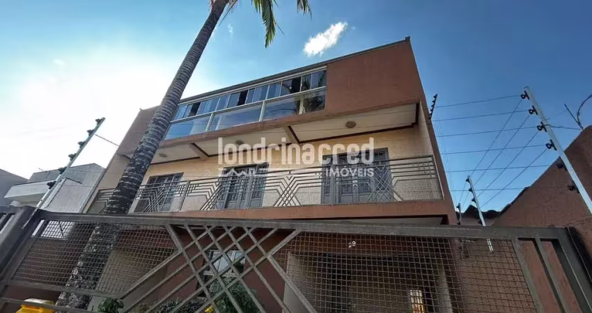 Excelente sobrado na zona norte de londrina – 470m², 6 quartos (2 suítes), 5 banheiros, 4 vagas e e