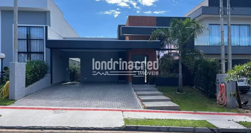 Casa térrea no condomínio bella vitta em londrina, 4 dormitórios, suíte, 3 banheiros, 4 vagas, 250m