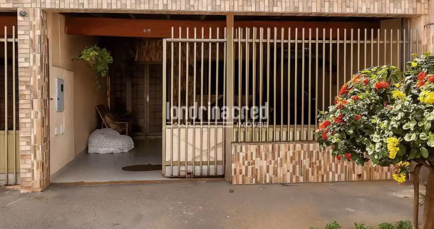 Casa na zona norte de londrina com 3 dormitórios, 1 banheiro, 1 vaga de garagem, 81m² de construção