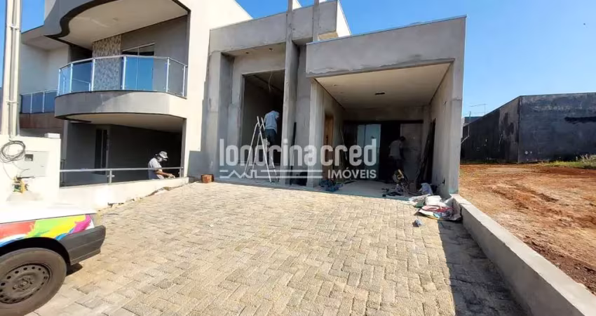 Excelente casa no condomínio heimtal park em londrina, com 3 quartos (1 suíte), 2 banheiros, sala,