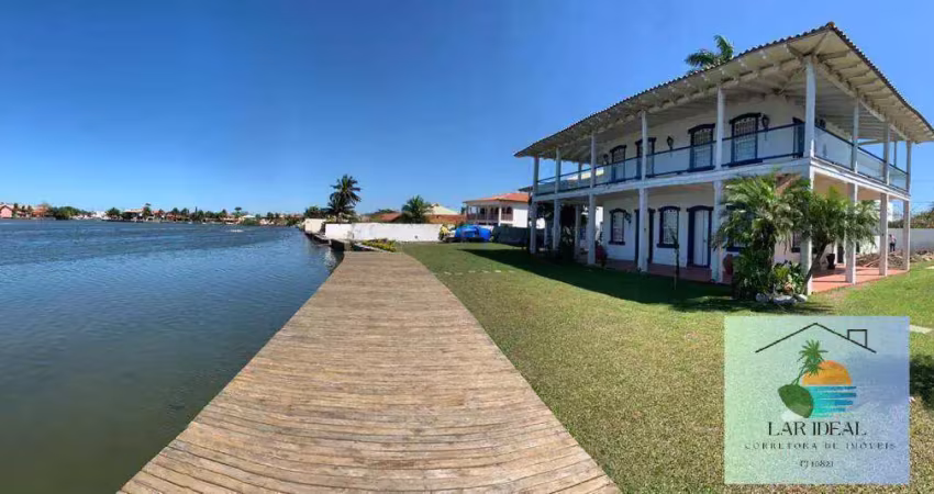 Mansão c/ piscina na ogiva frente ao canal - cabo frio-rj
