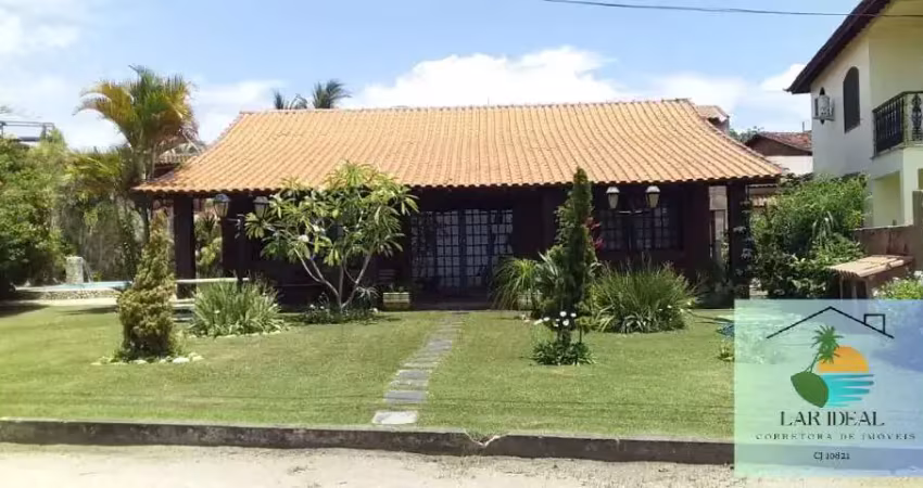 Casa c/ piscina em condomínio em praia linda - são pedro da aldeia-rj