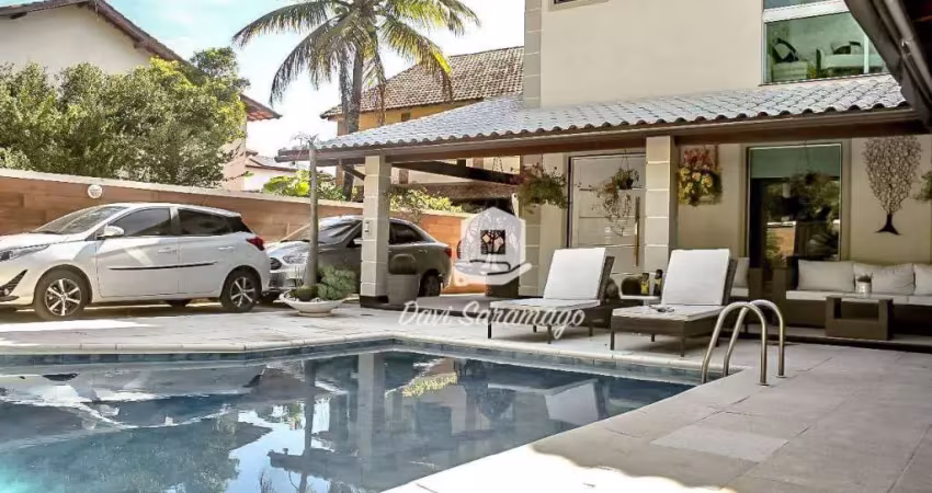 Casa com 4 dormitórios à venda, 370 m² por r$ 2.000.000,00 - itaipu - niterói/rj
