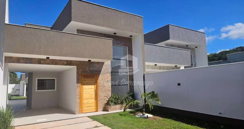 Casa com 3 quartos à venda, 120 m² por R$ 650.000 - Jardim Atlântico Oeste - Maricá/RJ