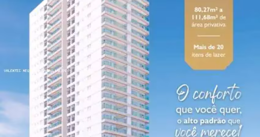 Apartamento para venda em praia grande, vila guilhermina, 3 dormitórios, 1 suíte, 1 banheiro, 2 vagas