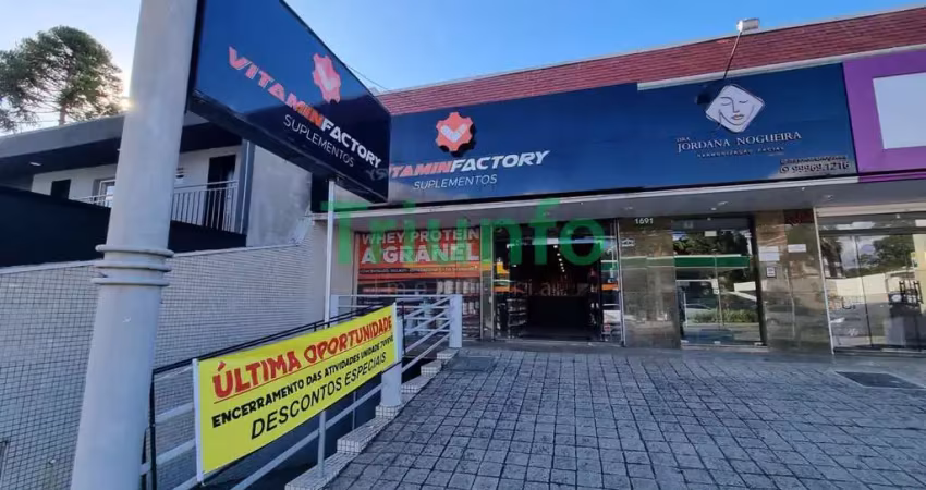 Sala comercial para alugar, 127.00 m2 por r$7000.00  - hugo lange - curitiba/pr