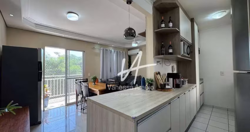 Apartamento com 3 dormitórios com suíte Sol da manhã à venda, 70 m² por R$ 370.000 - Parque Villa Flores - Sumaré/SP