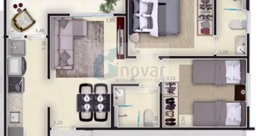 Apartamento com 2 quartos à venda no Quintas de São José, Ribeirão Preto 