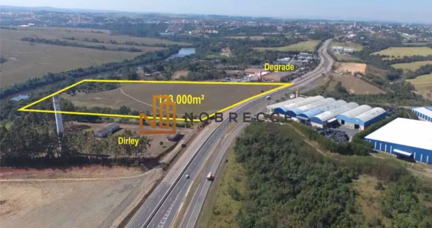 *venda: área 123.000m² - zoneamento industrial - porto feliz - sp*