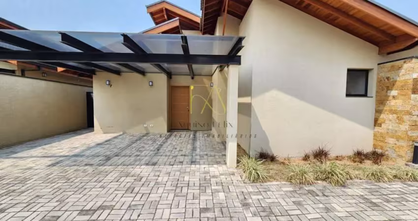 Casa em condomínio para locação em atibaia, jardim dos pinheiros, 3 dormitórios, 2 suítes, 3 banheiros, 2 vagas