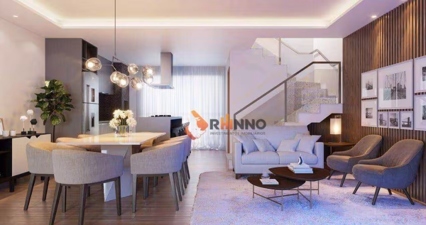 Triplex em condomínio, 3 quartos, 1 suíte, 134 m² no bairro Santa Candida