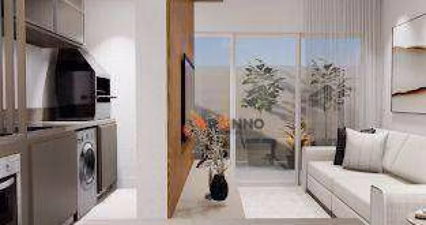 Apartamento com 2 dormitórios à venda, 48 m² por R$ 344.327,00 - Santa Cândida - Curitiba/PR