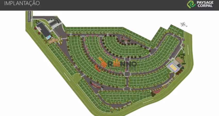 Terreno à venda em Condomínio, 128 m² no bairro Santa Cândida.