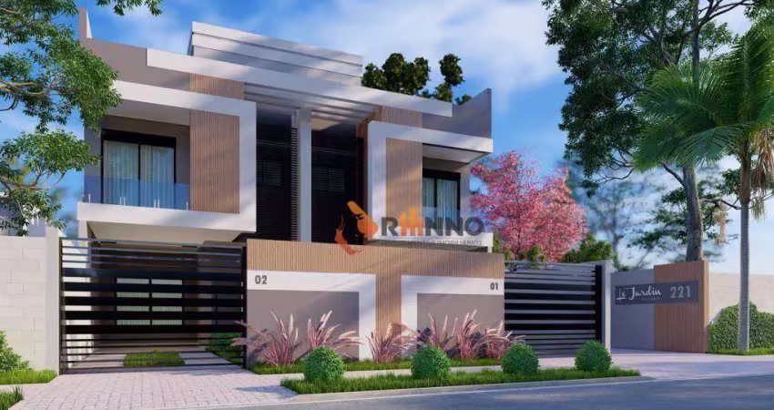 Sobrado com 3 dormitórios à venda, 192 m² por r$ 993.000,00 - água verde - curitiba/pr